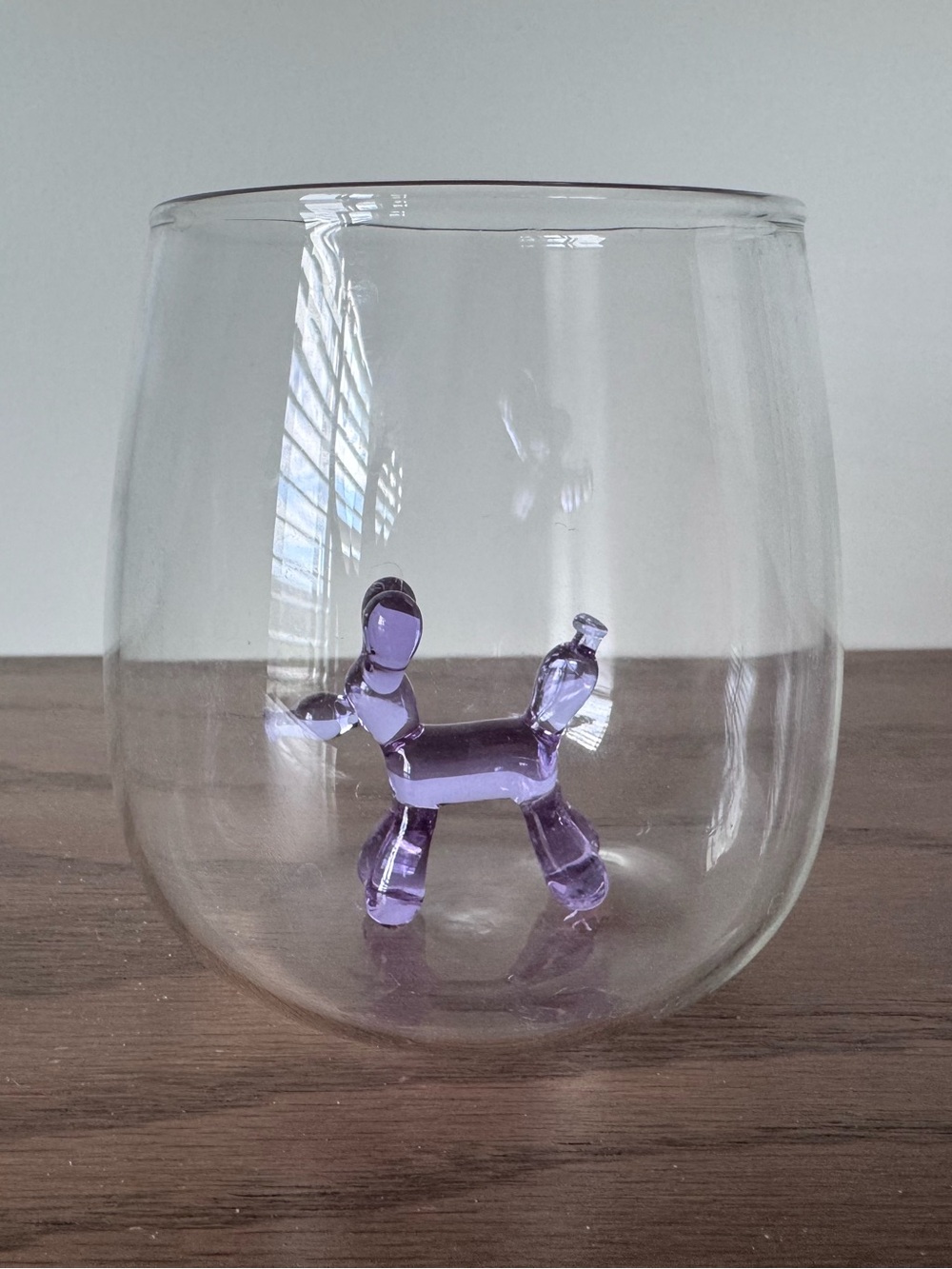 Balloon Dog Icon Glass